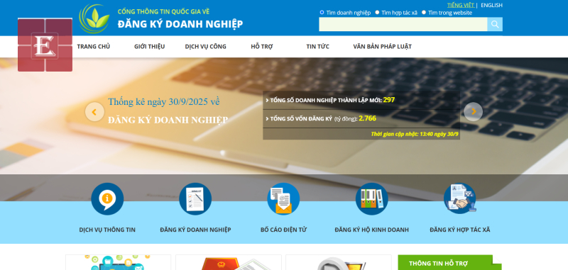 Nộp hồ sơ và nhận Giấy chứng nhận đăng ký doanh nghiệp