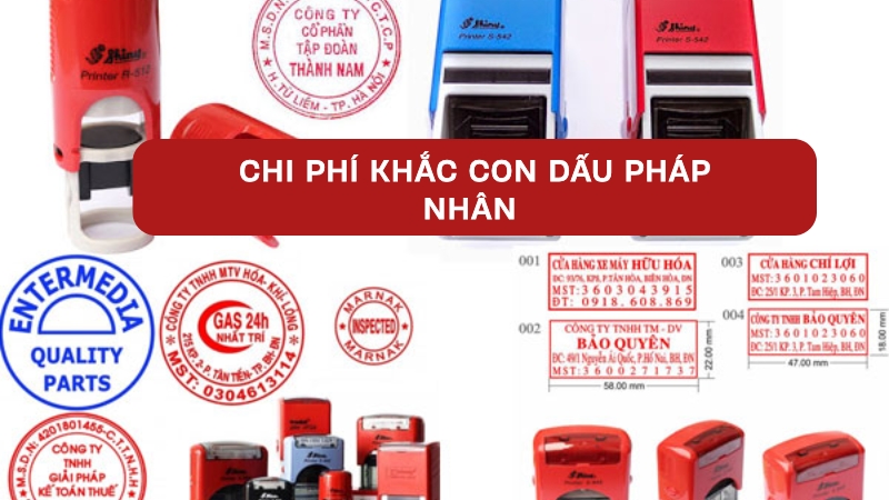 doanh nghiệp có quyền tự chủ quyết định về hình thức, số lượng và nội dung con dấu