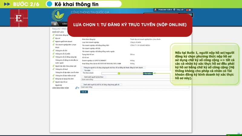 Hồ sơ đăng kí doanh nghiệp bạn hoàn toàn có thể nộp online không tốn thời gian di chuyển