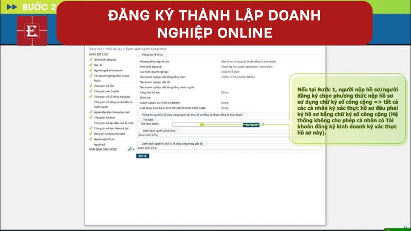 Đăng ký thành lập doanh nghiệp online dễ dàng khi theo dõi các bước sau đây
