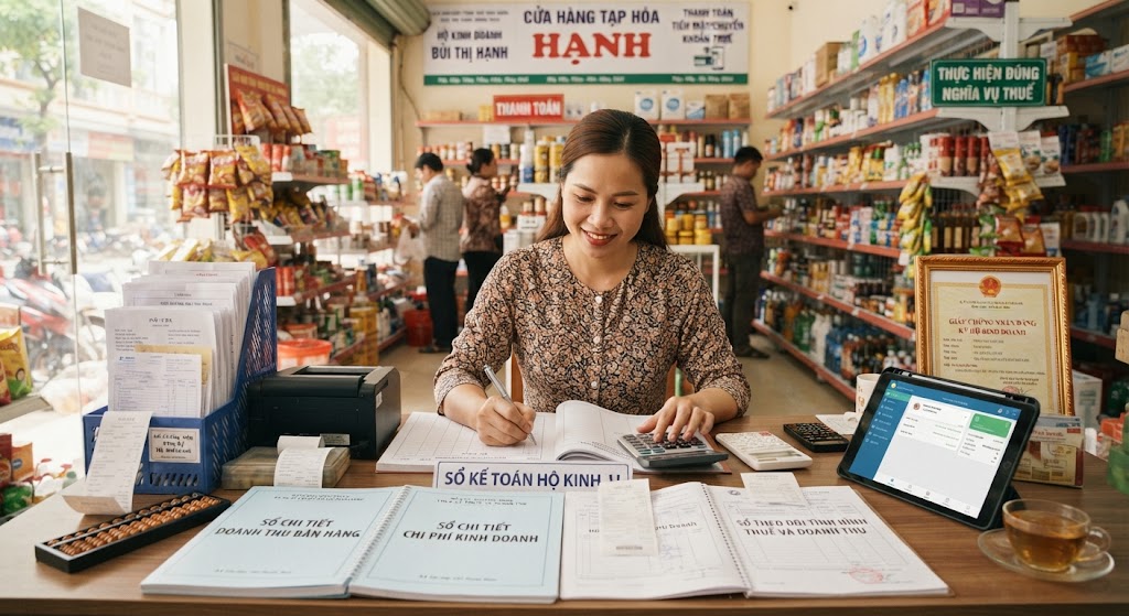 Hướng dẫn kế toán cho các hộ kinh doanh, cá nhân kinh doanh