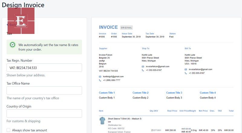 Các nội dung bắt buộc phải có trên tờ hóa đơn