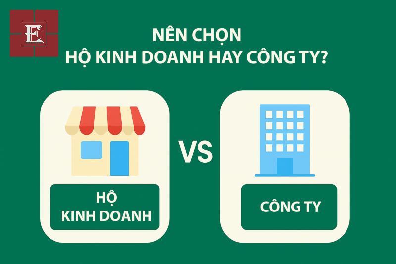 So sánh Hộ kinh doanh và Doanh nghiệp