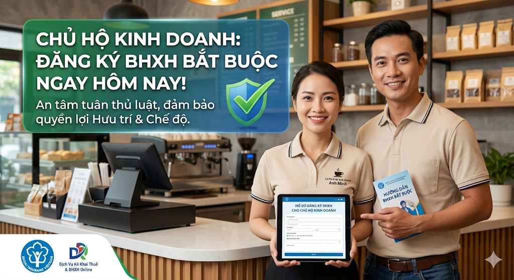 Bắt Buộc Tham Gia bhxh Cho Chủ Hộ Kinh Doanh