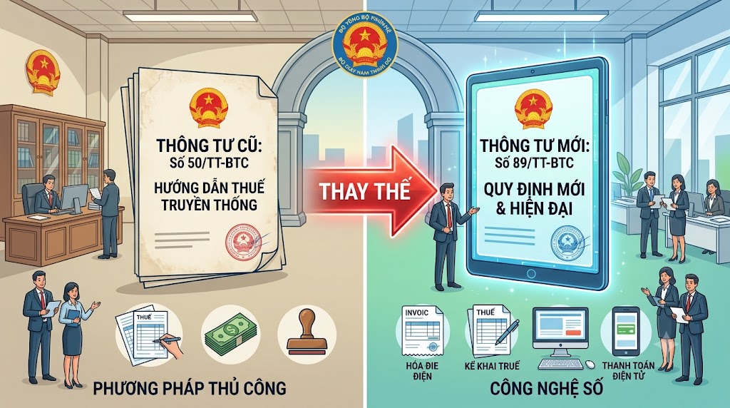 Thông tư 89/2026/TT-BTC sửa đổi Thông tư 50/2026/TT-BTC