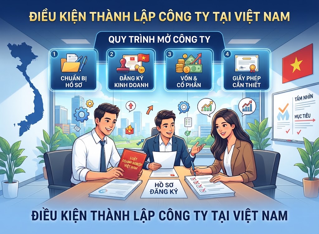 Các Giấy Tờ Cần Thiết Khi Mở Công Ty