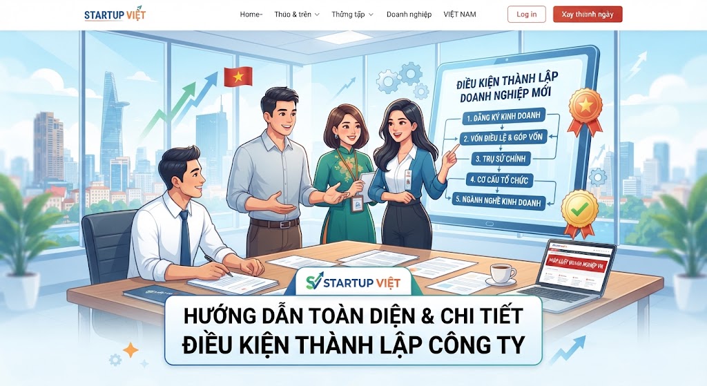 Điều kiện thành lập doanh nghiệp mới
