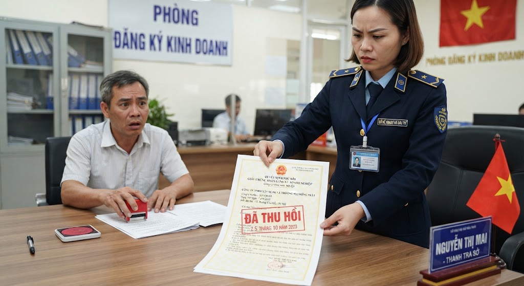 Thu hồi Giấy chứng nhận đăng ký doanh nghiệp khi nào
