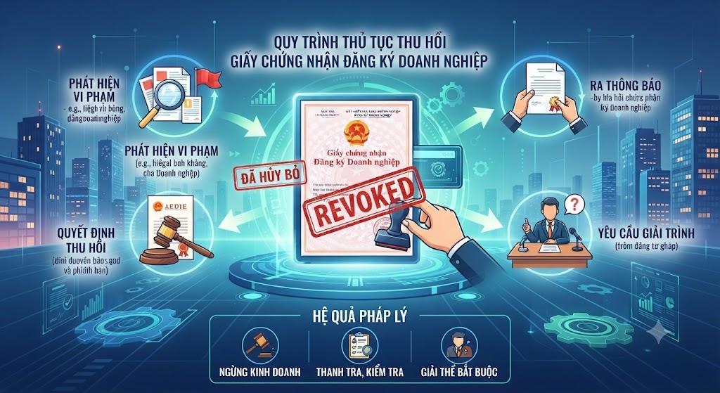 Thu hồi Giấy chứng nhận đăng ký doanh nghiệp