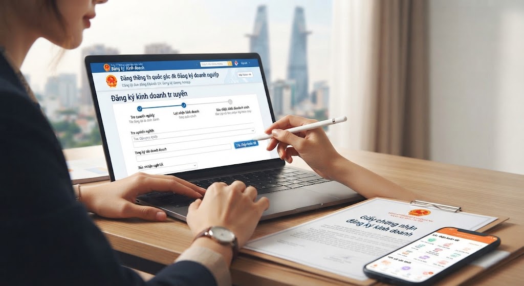 Hướng Dẫn Đăng Ký Kinh Doanh Online Nhanh Gọn
