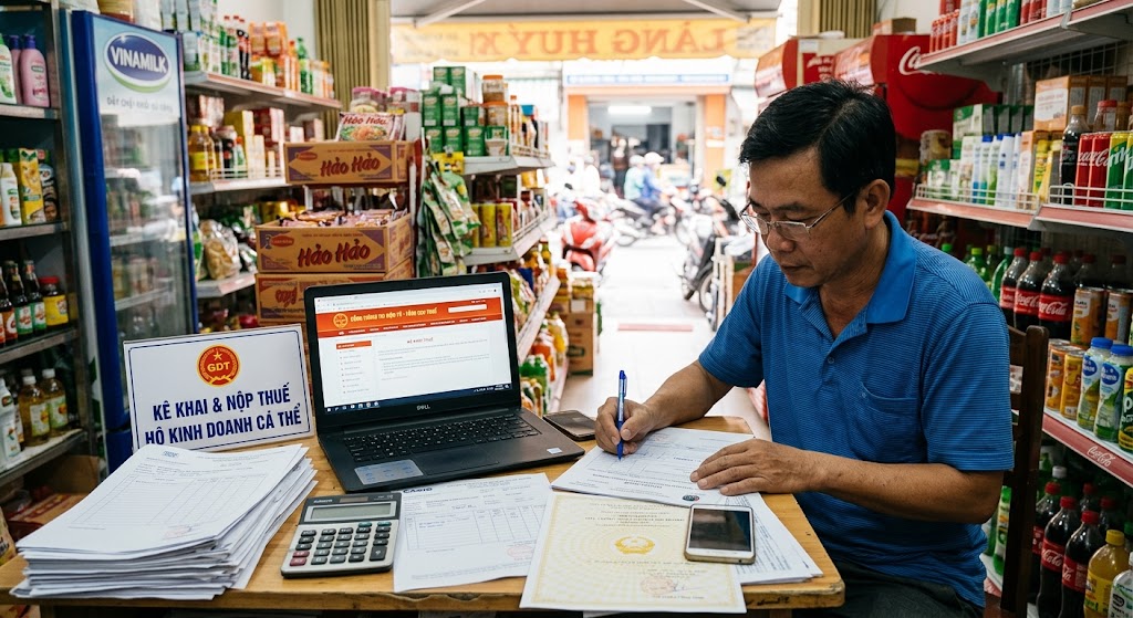 Kê Khai Thuế Hộ Kinh Doanh Như Thế Nào