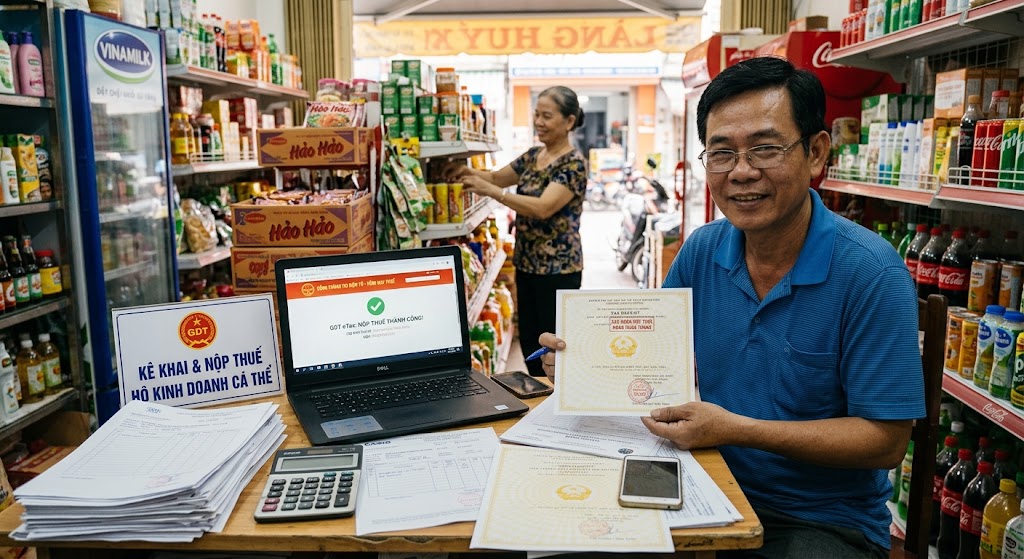 Giấy đăng ký kinh doanh cho hộ kinh doanh cá thế